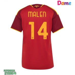 AS Roma Donyell Malen #14 Replika Hjemmebanetrøje Dame 2026-27 Kortærmet